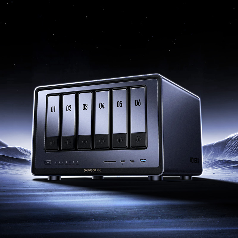 DXP6800 Pro NAS Desktop 6-Bay, - Ddr5 8Gb ulasan dan harga