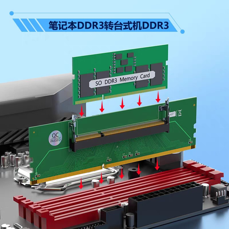 Kartu Adaptor DDR3 DDR4 DDR5 S - Ddr5 Sodimm ulasan dan harga