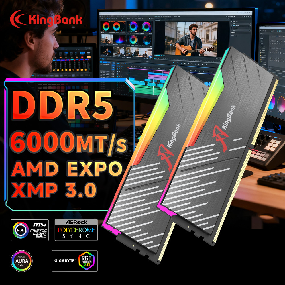 KingBank KRRB DDR5 RGB 16GB /1 - Ddr5 4800Mhz ulasan dan harga