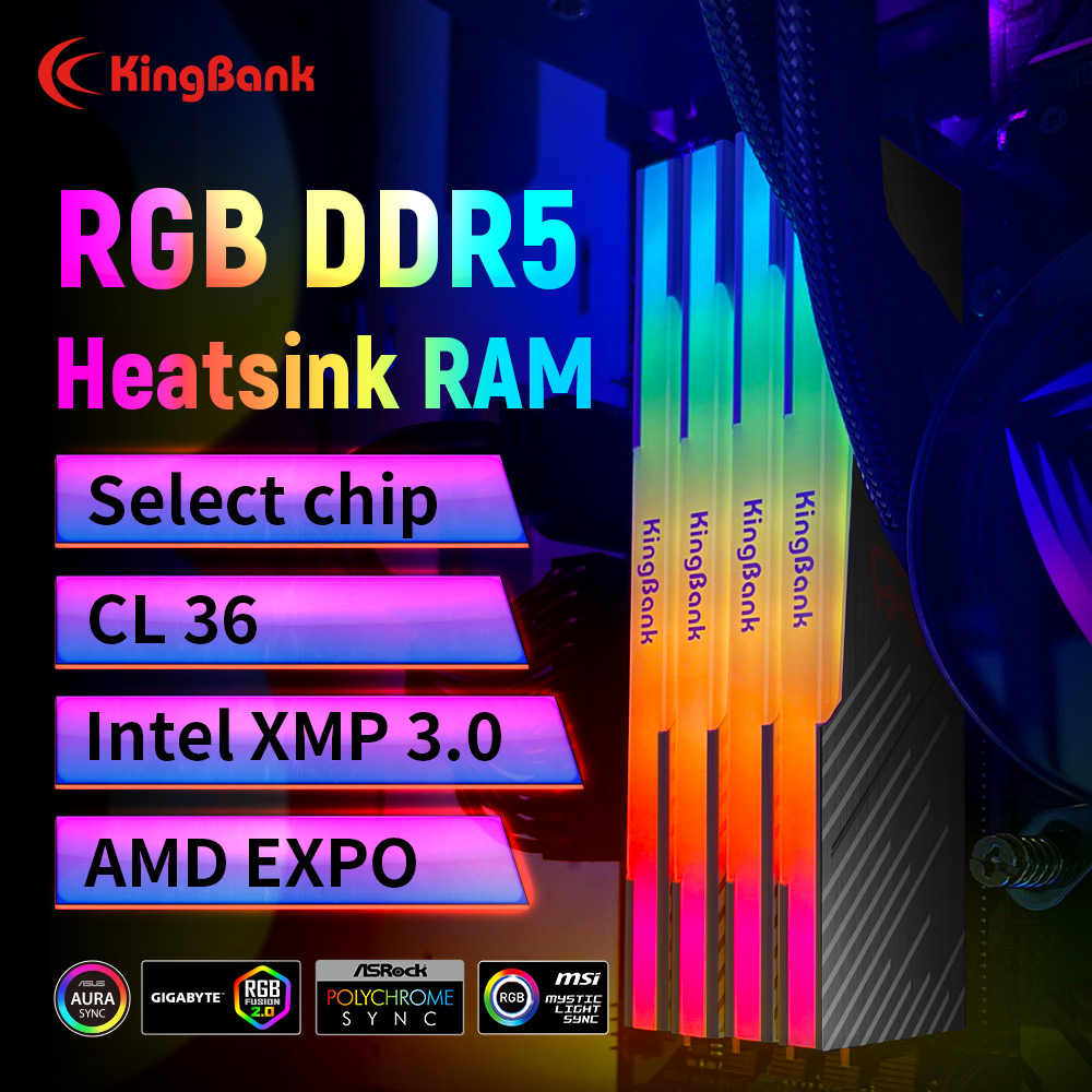 KingBank KRRB DDR5 RGB 16GB /1 - Ddr5 4800Mhz ulasan dan harga