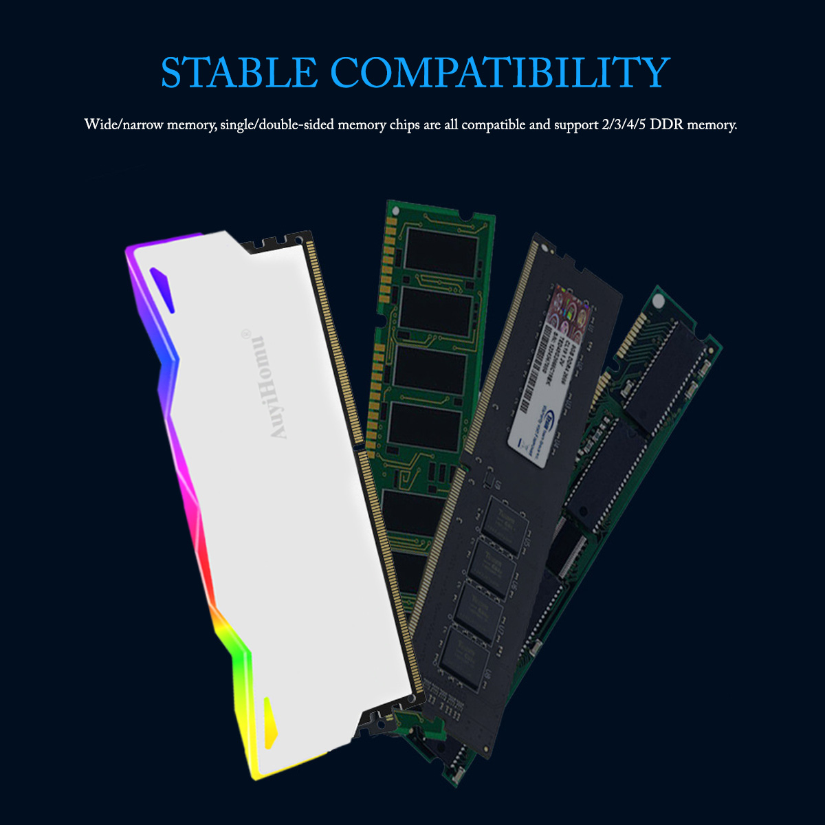 AuyiHomu RGB Heatsink, Pending - Ddr5 Ram ulasan dan harga