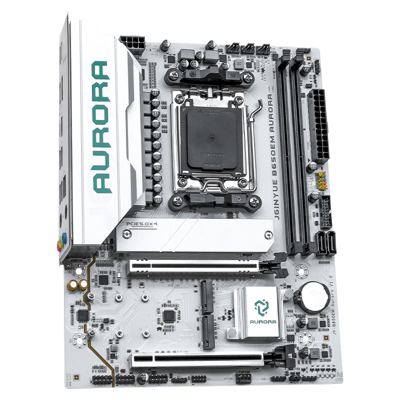 JGINYUE B650M AURORA Motherboa - Ddr5 Rgb Ram ulasan dan harga